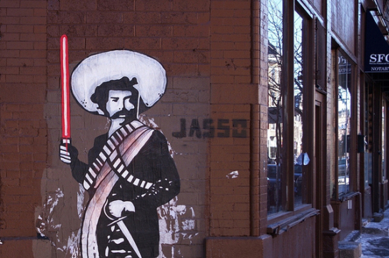 Zapata Jedi, em Chicago, by Jasso [http://sundaynoises.wordpress.com]